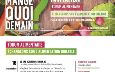 Forum Alimentaire – Cantines durables